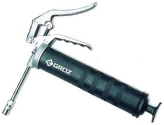 Groz Профессиональный плунжерный шприц для одной руки G5F/PRO/B GR43070, с виниловой рукояткой и кла