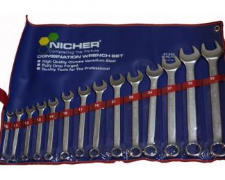 Ключи комбинированные 27-420M-S14C-NR (набор 14шт) NICHER®