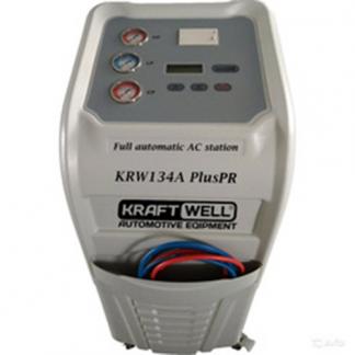 KraftWell Станция автоматическая для заправки автомобильных кондиционеров с принтером KRW134A PlusPR