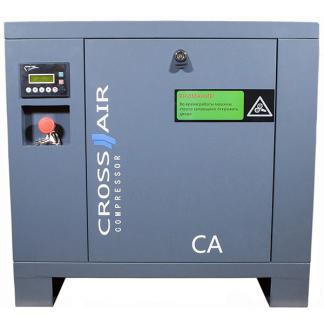 Винтовой компрессор CrossAir CA11-10RA тип привода Ременной, мощность 11кВт, производительность 1500
