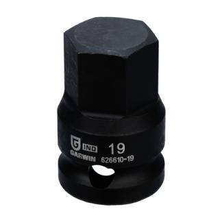 GARWIN INDUSTRIAL 626610-19 ������� �������� ������� HEX 1/2 19 �� L=38,1 ��